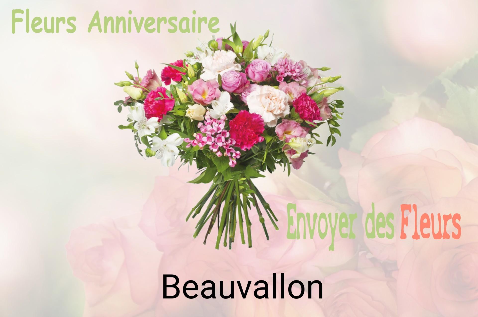 Bouquet de fleurs d’anniversaire livré à Beauvallon